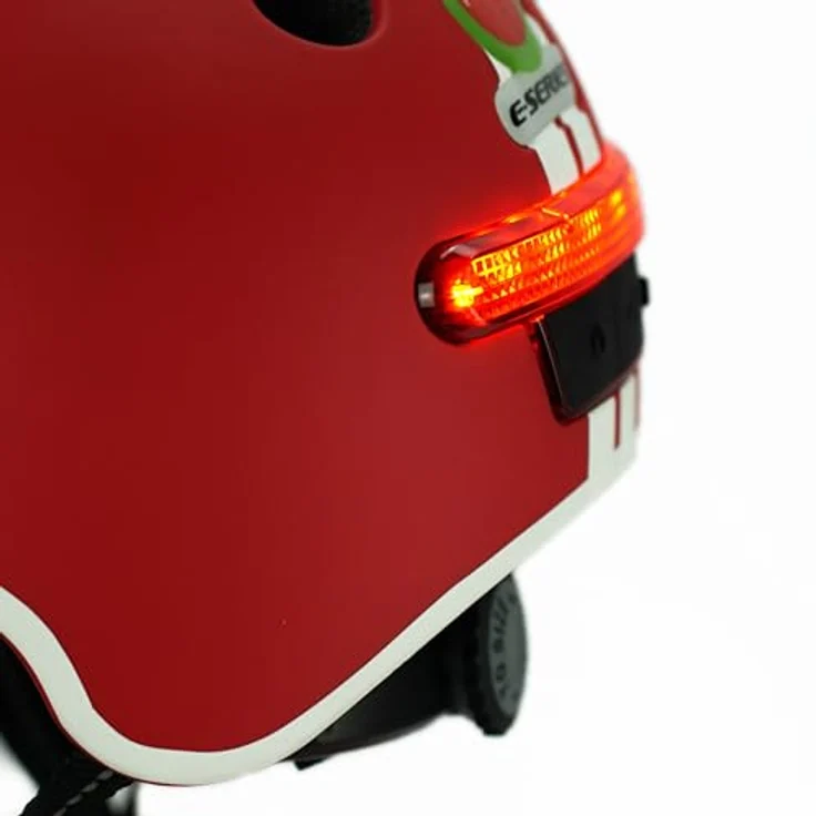Melon Fahrradhelm E-Series »GT« für Damen & Herren | Cityhelm mit Beleuchtung, Rot – Bild 4