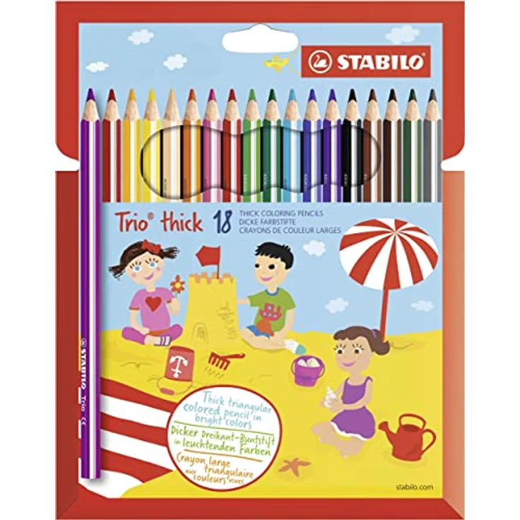 STABILO Dreikant-Buntstift - Trio dick - 18er Pack – Bild 2