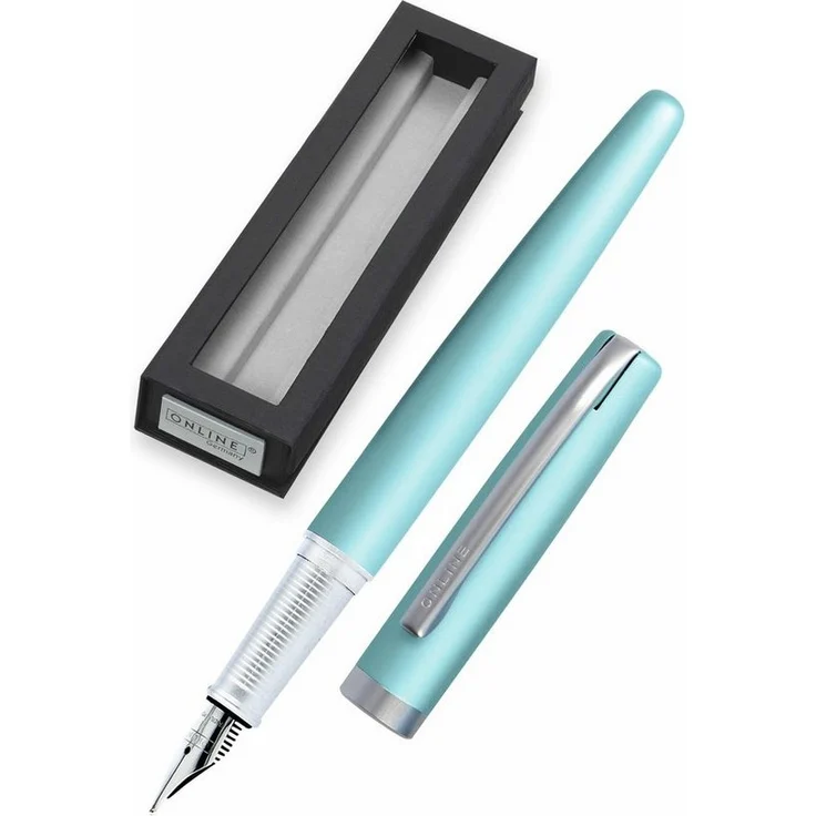 Online Pen Eleganza Füllhalter, Metall, Federstärke medium, in Geschenkbox – Bild 1