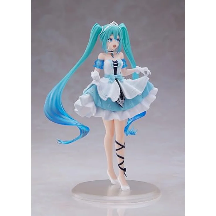Taito Hatsune Miku PVC Statue Wonderland Cinderella Ver. 18 cm, Sammelfigur mit Standfuß, offizielles Lizenzprodukt – Bild 3