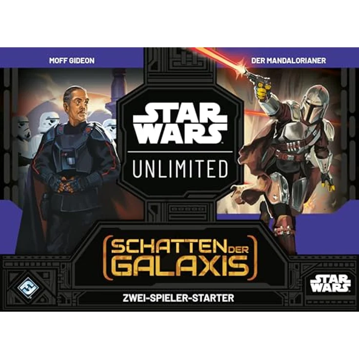 Fantasy Flight Games Star Wars Unlimited - Schatten der Galaxis (Zwei-Spieler-Starter) (Deutsch) - Trading Card Game mit vorgefertigten Decks, Mandalorianer und Moff Gideon. – Bild 2