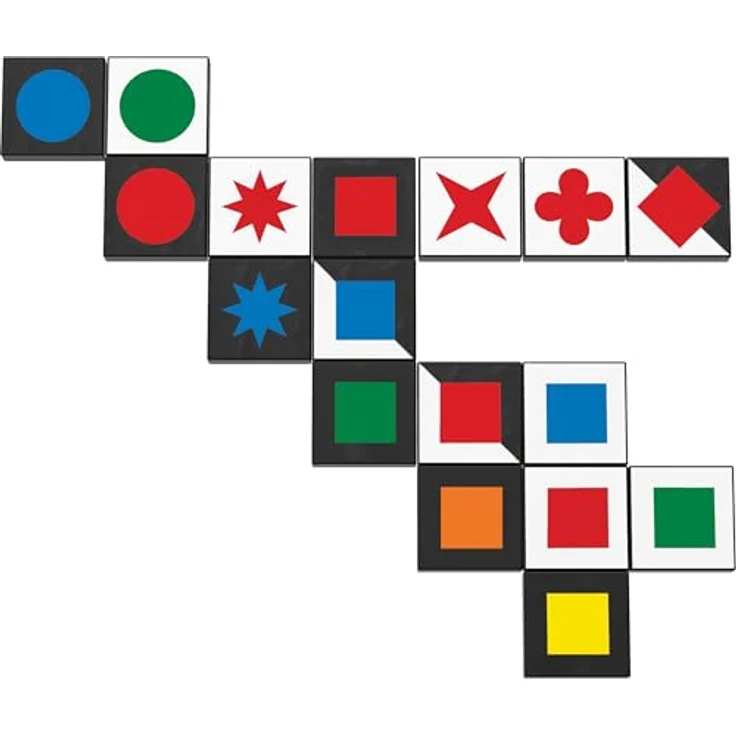 Schmidt Spiele Qwirkle Flex, Legespiel mit neuen Hintergrundvariationen, für 2-4 Spieler ab 7 Jahren, Spieldauer ca. 30 Minuten – Bild 3