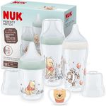 NUK Perfect Match Babyflaschenset | Ab 0 Monate | Anti-Colic | BPA-frei | Disneys Winnie Puuh | 4 Stück