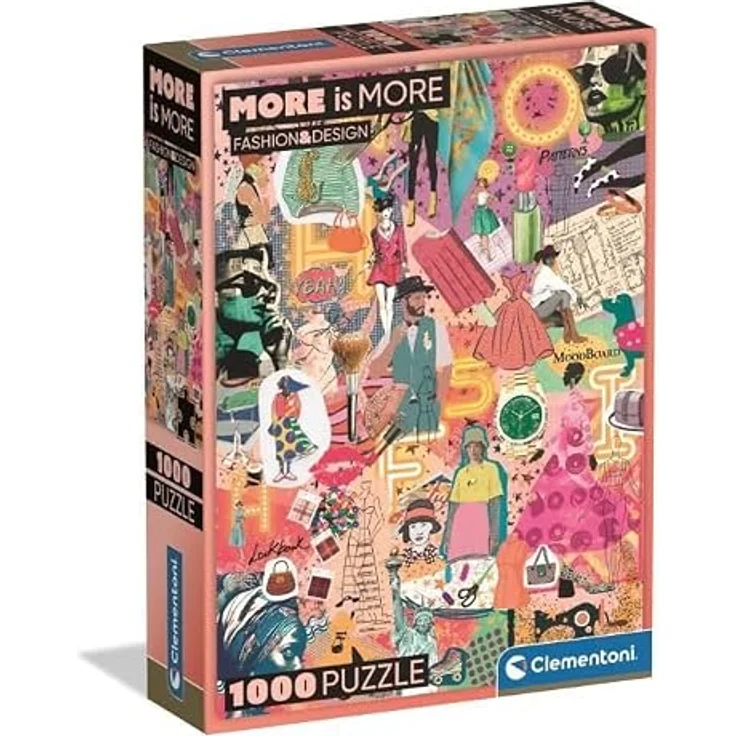 Clementoni Puzzle More Is More - Fashion&Design, 1000 Teile 2D Puzzle – Bild 3