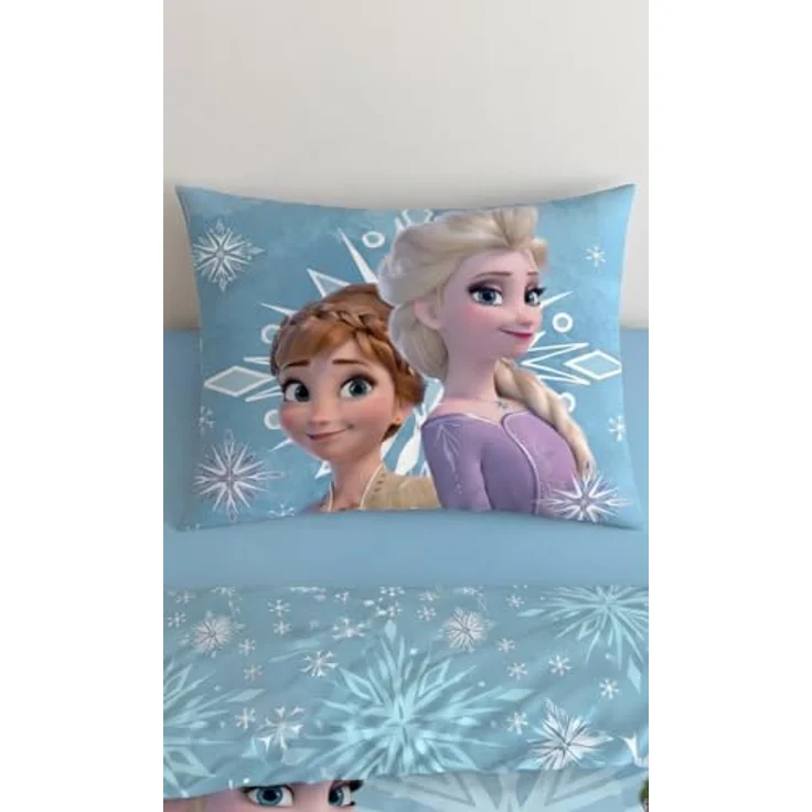 Jerry Fabrics Disney Frozen Bettwäsche Eiskönigin Anna ELSA Snow 135/140x200, 100% Baumwolle, Wendebettwäsche, für Jungen und Mädchen – Bild 4