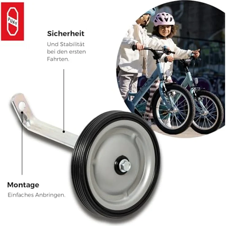 Puky ST ZL Stützräder für Kinder aus Alu, passend zu Allen 16" und 18” Fahrrädern – Bild 4