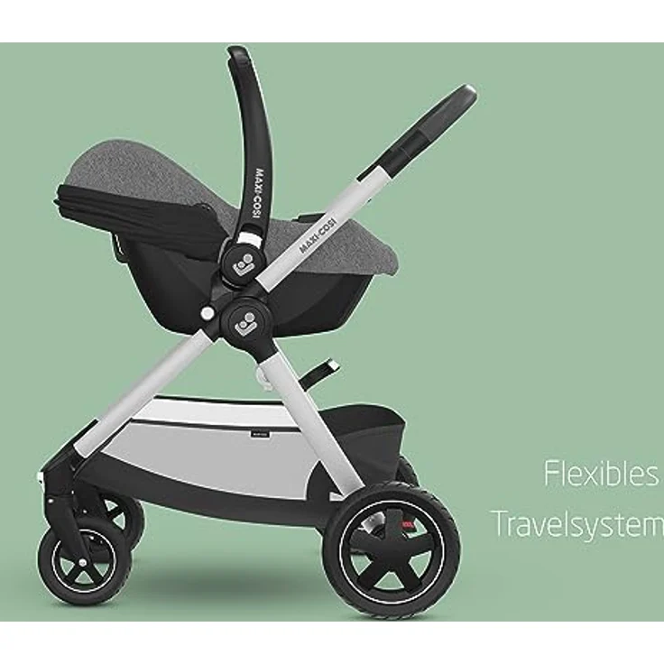 Dorel CabrioFix i-Size Select, Babyschale in Grau, ECE R129/i-Size Norm, 3,2 kg, Isofix-kompatibel – Bild 4