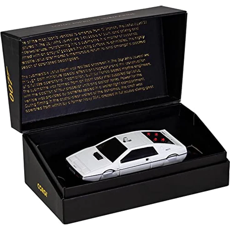 Corgi CC04514 U-Boot James Bond Lotus Esprit, Druckgussmodell, weiß mit vielseitigen Funktionen und Boden-Luft-Raketen – Bild 4
