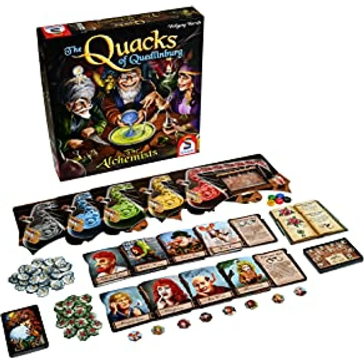 Schmidt The Quacks of Quedlinburg: The Alchemists Expansion, Brettspiel für 2-5 Spieler, ab 10 Jahren, 45 Minuten Spielzeit, englische Version – Bild 3
