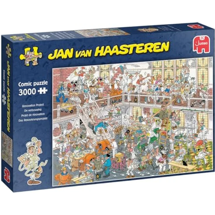 Jan van Haasteren 3000 Teile Puzzle "Der Umbau", umweltfreundlich aus 100% recyceltem Karton – Bild 2