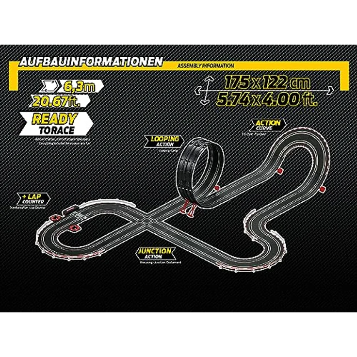 Carrera GO!!! DTM High Speed Showdown Rennbahn-Set I Rennbahnen und lizensierte Slotcars | bis zu 2 Spieler | Für Jungs und Mädchen ab 6 Jahren & Erwachsene – Bild 5