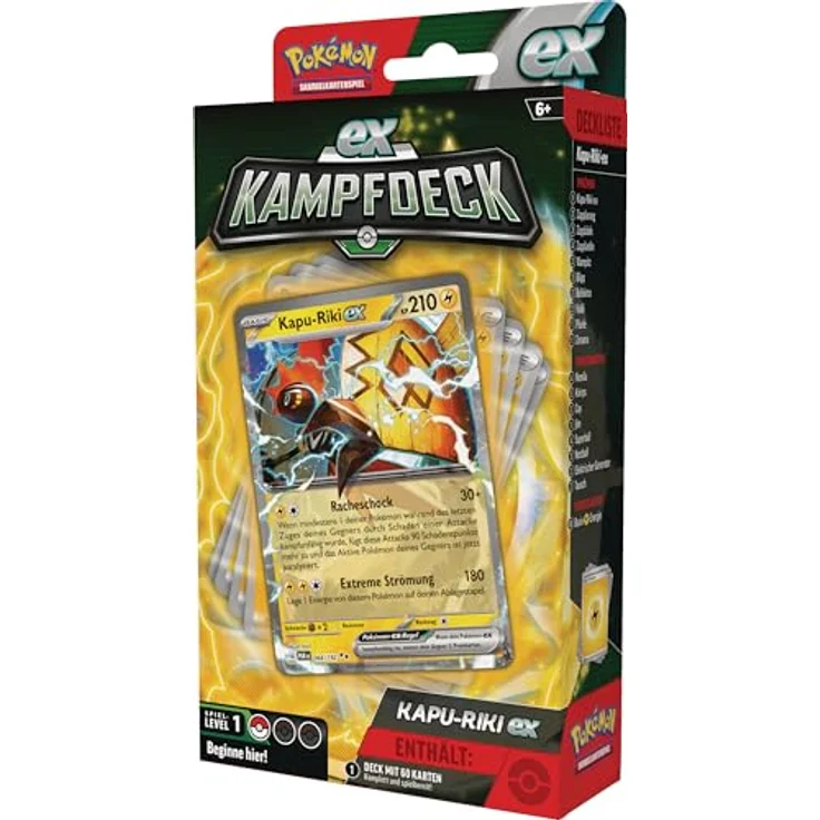 Pokémon Kampfdeck Kapu-Riki-ex, sofort spielbares Deck mit 60 Karten – Bild 3