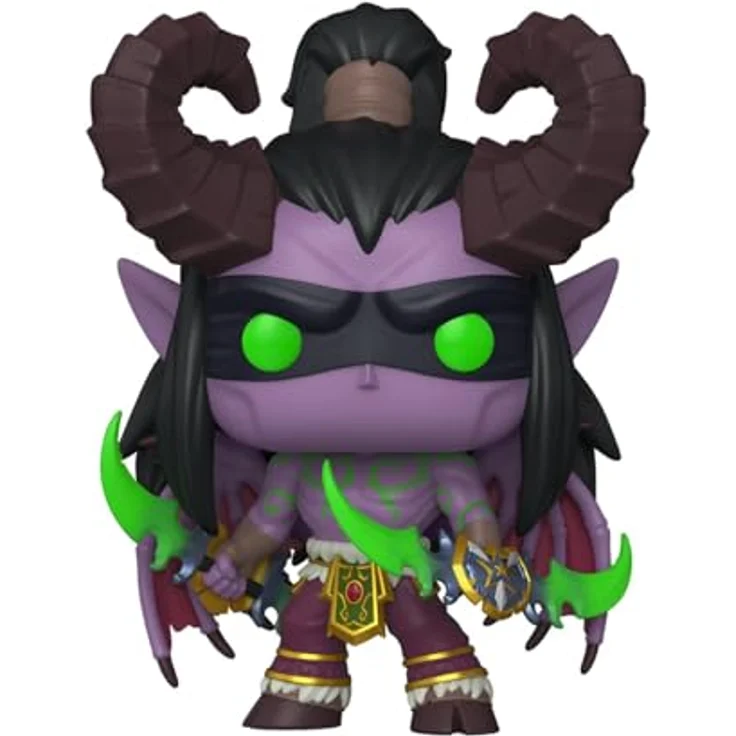 Funko Pop! Games: World of Warcraft - Illidan Stormrage - 9,5 cm Vinyl-Sammelfigur - Seltene Chase-Variante - Offizielle Handelsware für Kinder und Erwachsene – Bild 2
