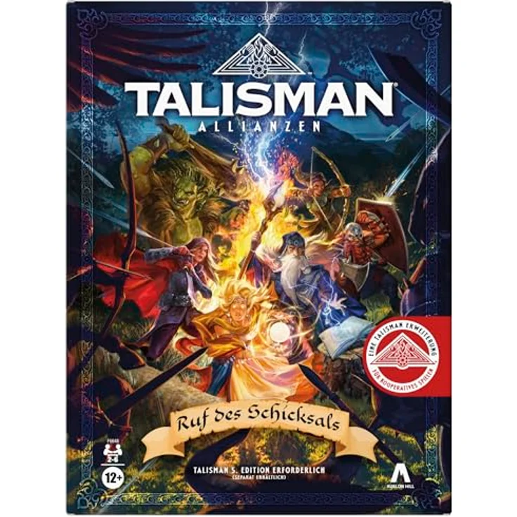 Avalon Hill Talisman ALLIANCES, Erweiterung zur 5. Edition mit kooperativem Spiel, 50 illustrated Karten, 5 geheime Figuren – Bild 1