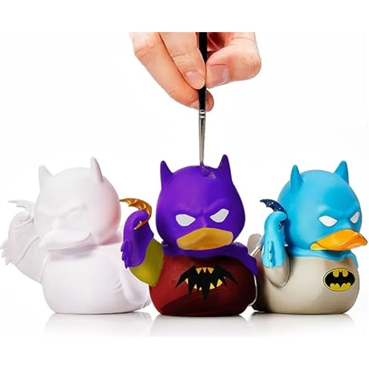 TUBBZ DIY Batman-Sammel-Vinyl-Gummientenfigur, 9 cm große, personalisierbare weiße Ente zum Bemalen, offizielles DC Comics Merchandise – Bild 5