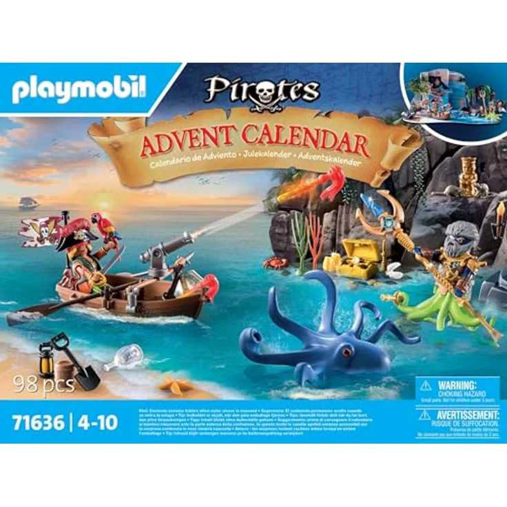 Playmobil® Spielzeug-Adventskalender Spielbausteine, Piraten (71636), Pirates, Made in Europe - Preisvergleich – Bild 4