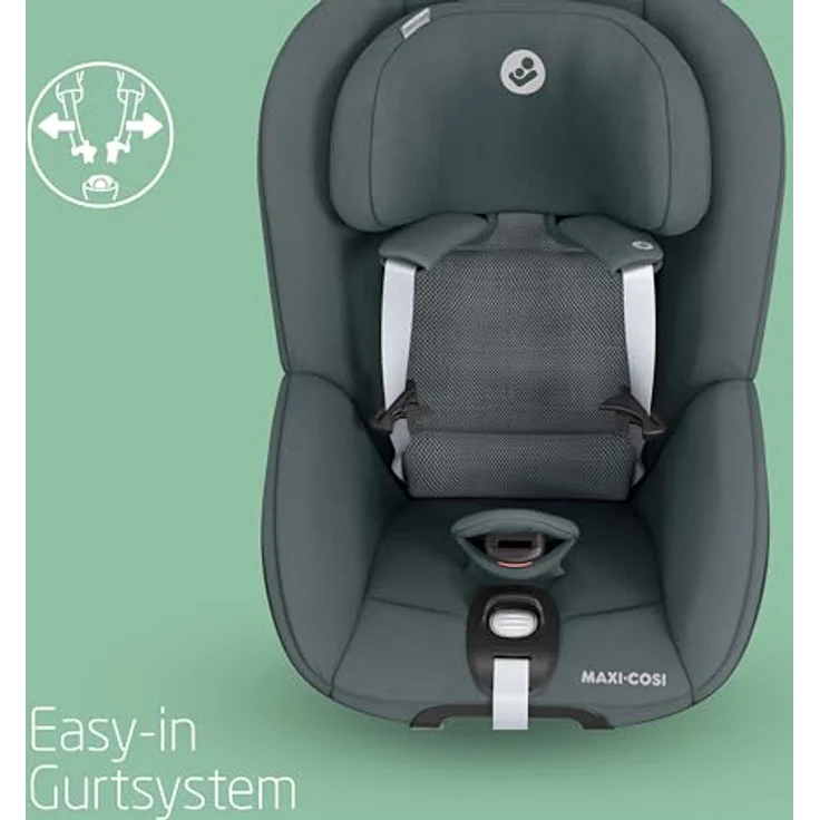 Maxi-Cosi Autokindersitz Pearl 360 - Authentic Graphite, 360° Drehung, 9-fach verstellbare Kopfstütze, Reboarder Kinder Autositz bis 17 kg, ab 3 Monate - 4 Jahre (61 cm - 105 cm) – Bild 5