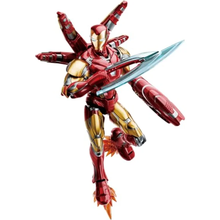 Dickie Toys Blokees Marvel Iron Man, Spielzeugfigur mit 149 Teilen, beweglichen Punkten und beleuchteten Augen, 27,5 cm hoch – Bild 5