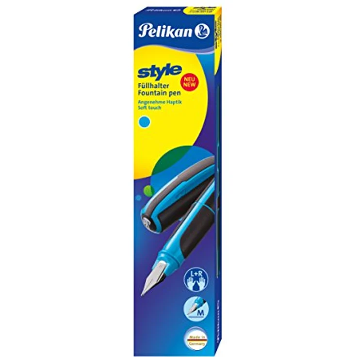 Pelikan 801263 Füllhalter Style Neon, M-Feder, blau – Bild 5