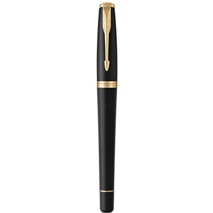 Parker Urban Duo-Geschenkset mit Kugelschreiber und Füllfederhalter, Muted Black mit Goldzierteilen, Nachfüllmine und -patrone mit blauer Tinte, Geschenkbox – Bild 5