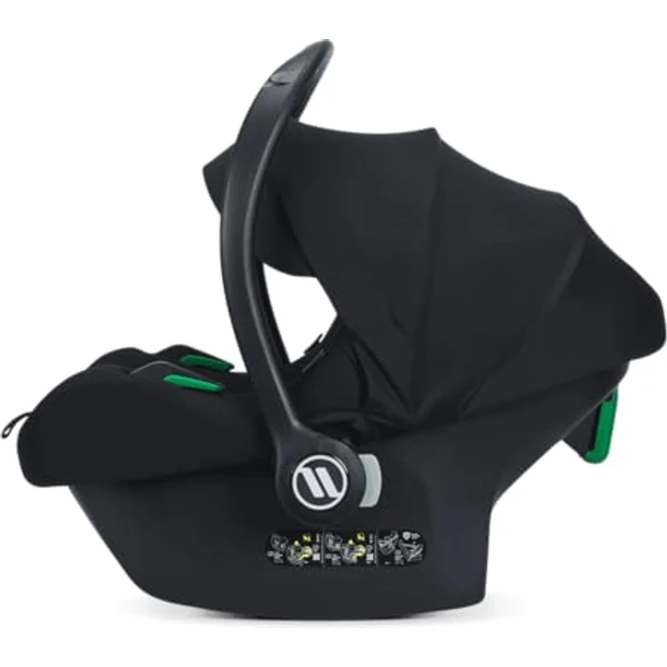 Avionaut Cosmo Smart Babyschale inkl. IQ Orbit Base, optimaler Schutz und Komfort, schwarz – Bild 4