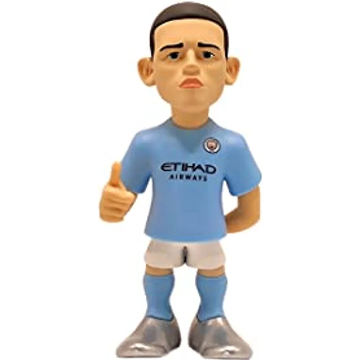 MINIX 95783 Bandai Manchester City Phil Foden, 12 cm Sammelfigur als Model Cardgame – Bild 1