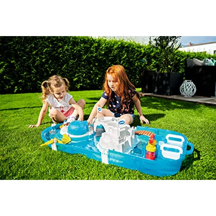 Aquaplay 'Waterplay Polar' Wasserstraße, 106 cm x 65 cm x 25 cm, inkl. 1 Containerboot, 2 Spielfiguren – Bild 8