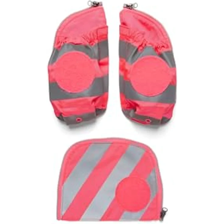Ergobag Zip-Set mit Reflektorstreifen Pink Fluo Seitentaschen ERG-STR-002-511 – Bild 1