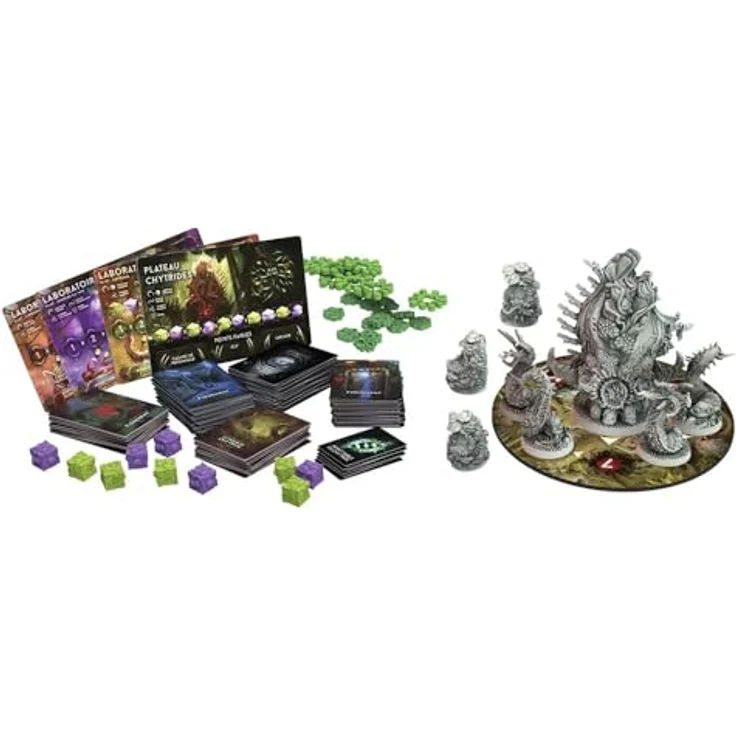 Awaken Realms Nemesis Lockdown Stretch Goals, Erweiterung mit 20 detaillierten Chytrid-Figuren, 15 Sporenmarkern und Charakterpaketen – Bild 2