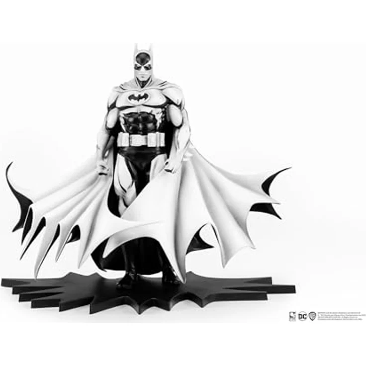 Pure Arts Batman PX PVC Statue 1/8 SDCC 2024, Black & White Version, ca. 27 cm, Sammelfigur mit ansprechender Base – Bild 8
