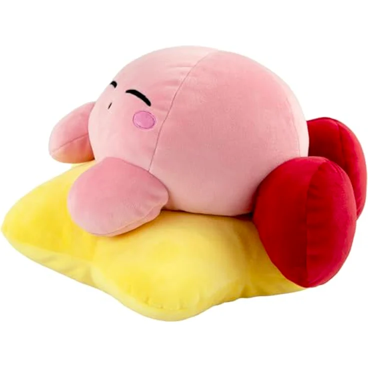 Club Mocchi Mocchi Kirby Warpstar Mega, Kuscheltier mit flexiblem Design und langlebiger Qualität, blau – Bild 2