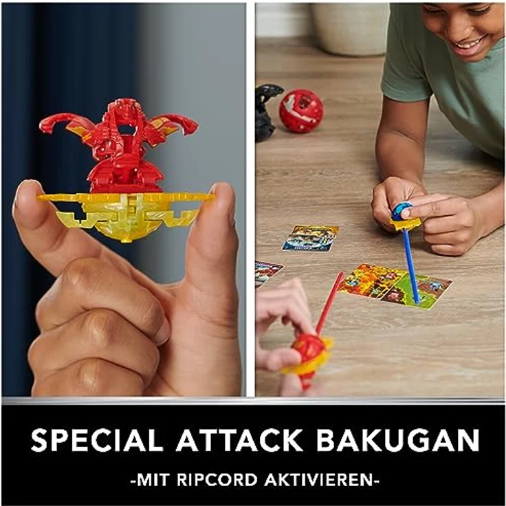 Bakugan 3.0 Starter Pack mit 3 Bällen, individuell zusammenstellbare Actionfiguren mit Charakterkarte zum Sammeln, unterschiedliche Varianten, für Kinder ab 6 Jahren – Bild 4