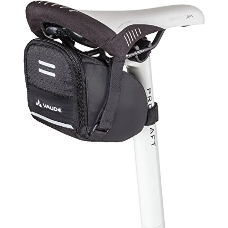 VAUDE Race Light XL - Satteltasche Fahrrad mit Klett-Befestigung, Schwarz, Einheitsgröße – Bild 3