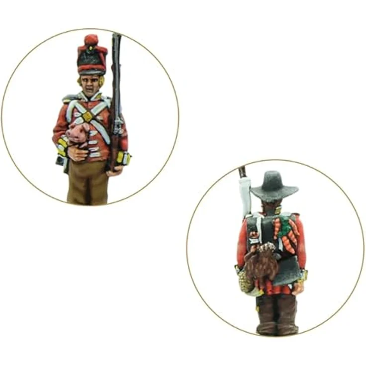 Warlord Games O'er The Hills And Far Away (British Peninsular Veterans) – Miniaturen im Maßstab 28 mm aus feinstem Warlord Resin für napoleonische Tisch-Kriegsspiele, erforden Montage und Lackierung – Bild 4