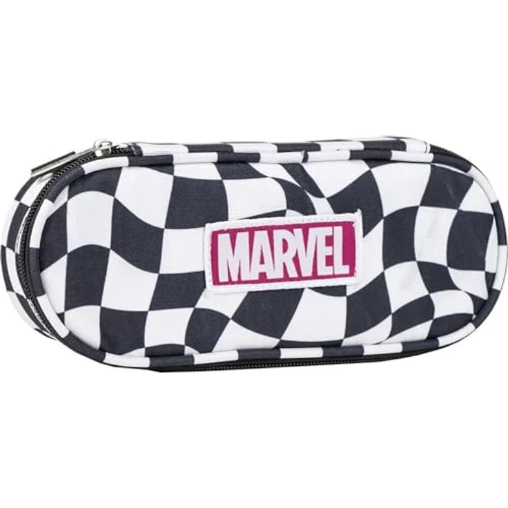 Cerda Federmäppchen Marvel Iridescent, Platzsparendes Schuletui für Kinder mit praktischem Design – Bild 1