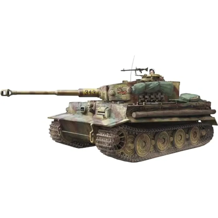 Takom Tiger I Late-Production w/Zimmerit Sd.Kfz.181 Pz.Kpfw.VI Ausf.E, Modellfahrzeug 2 in 1