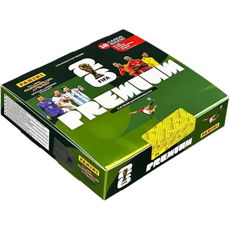Panini FIFA World Cup Adrenalyn XL 2026, Premium Display mit 10 Booster-Packs für Sammelkarten