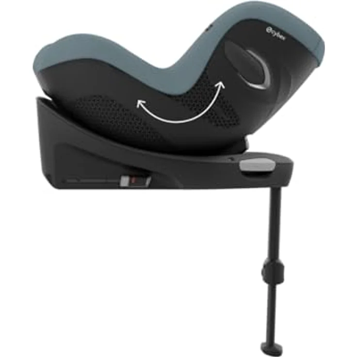 Cybex Sirona G i-Size Plus, Reboard Kindersitz mit 360°-Drehmechanismus, Stormy Blue – Bild 9