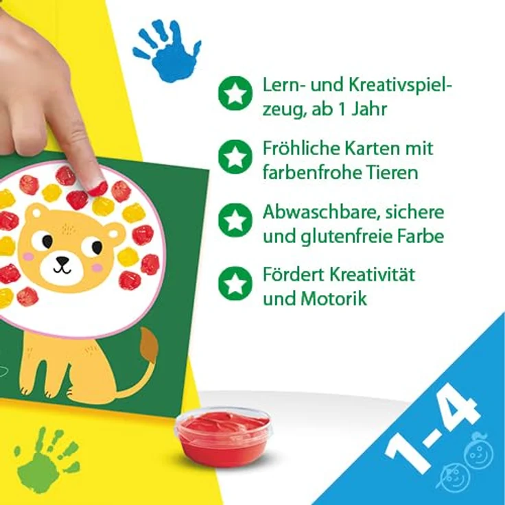 fingerpaint MyFirst junior 20 cm Acryl 3 Farben – Bild 3