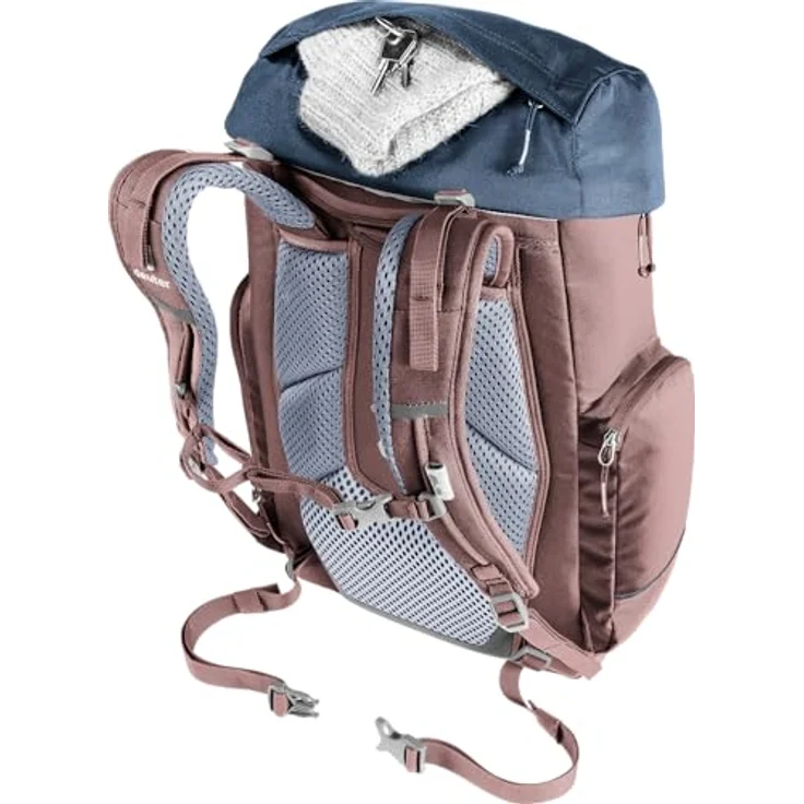 deuter Schulrucksack Scula, 30 Liter Volumen, ergonomisches Design, ashrose-ink – Bild 11