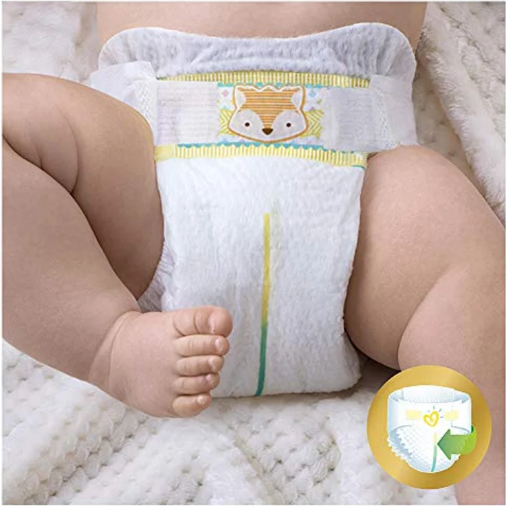 Pampers Premium Care Size 0, Einwegwindeln für Neugeborene bis 3kg, 30 Stück, mit schneller Absorption und atmungsaktivem Material – Bild 8