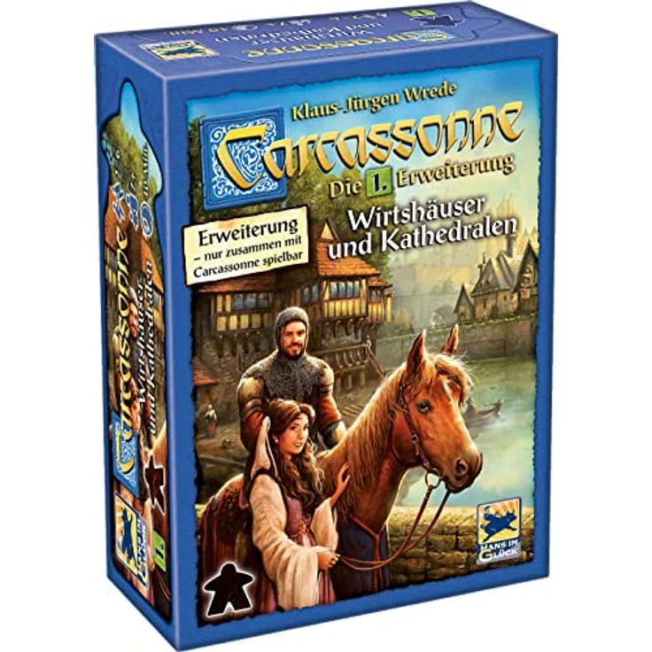 Carcassonne 2. Ed. : Wirtshäuser und Kathedralen (Erw. 1) - Preisvergleich – Bild 2