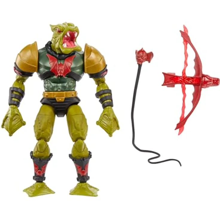 Masters of the Universe Masterverse Deluxe-Actionfigur, ca. 18 cm groß mit 30 beweglichen Gelenken und austauschbaren Rüstungsteilen, HYC54