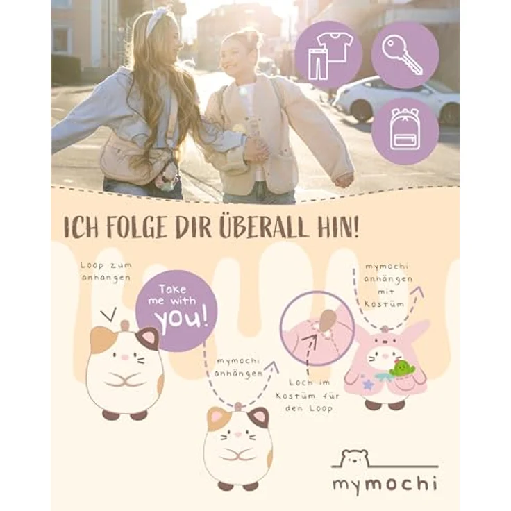 NICI Kuscheltier Set Schwein Onk, 8 cm Plüsch mit Meerjungfrauenkostüm in Geschenkbox, rosa – Bild 7