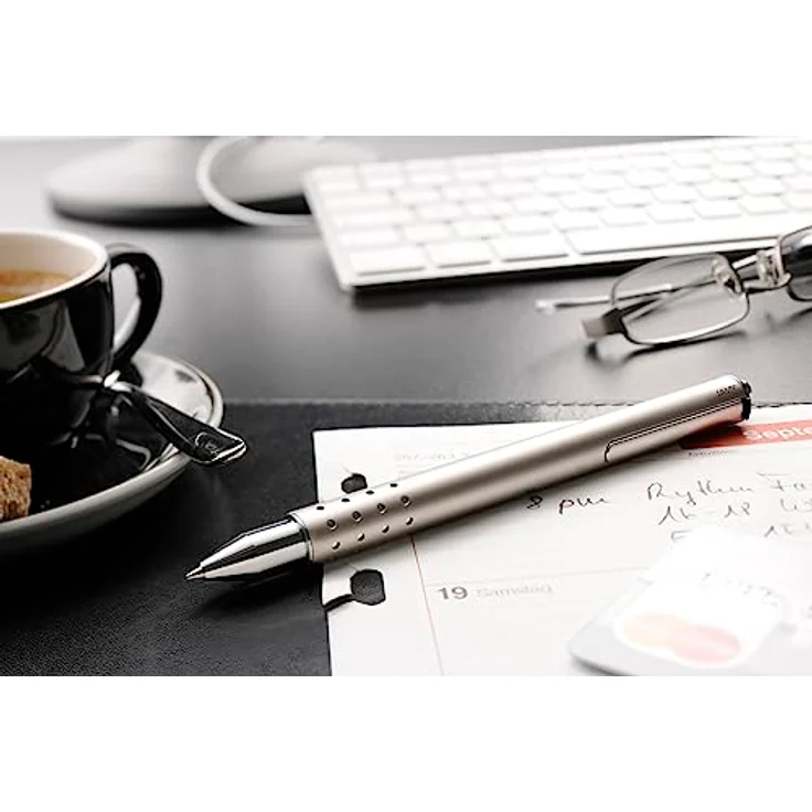 Lamy Swift, Tintenroller mit versenkbarem Clip, Silber, 145 x 11 x 11 mm – Bild 2