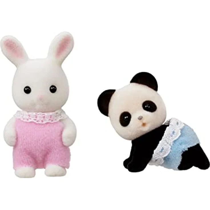 EPOCH Sylvanian Families 5709 Hase, Spielset mit 2 Babyfiguren, Kinderküche und Spielzeug, für Kinder ab 3 Jahren – Bild 6