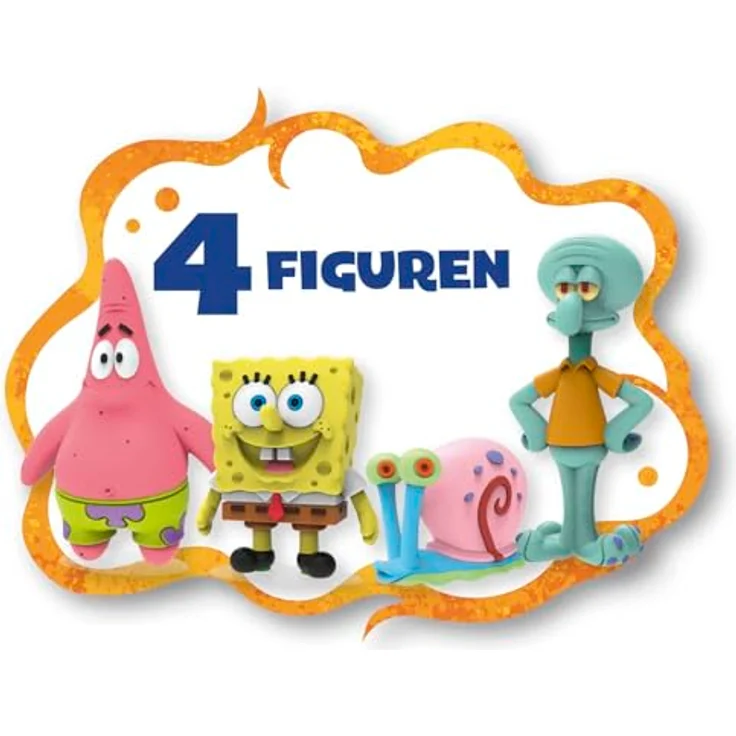 CRAZE SpongeBob Schwammkopf Adventskalender 2025, Spielzeug-Adventskalender mit 24 Überraschungen, inklusive 4 3D-Figuren und Schulsachen für Jungen und Mädchen – Bild 3