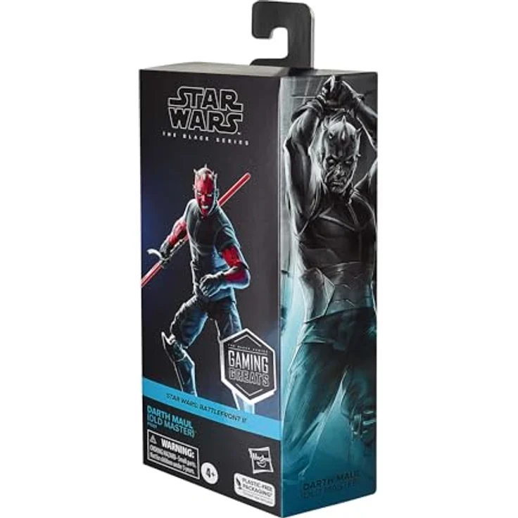 Hasbro Star Wars Battlefront Darth Maul Altmeister Figur, 15 cm, detailgetreu mit Doppelklingen-Lichtschwert und mehreren Bewegungspunkten – Bild 2