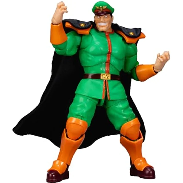 Jada Street Fighter II Bison Player 2 Deluxe, Limited Edition Next Level in Grün, Maßstab 1:12, 17 cm, austauschbares Zubehör – Bild 1