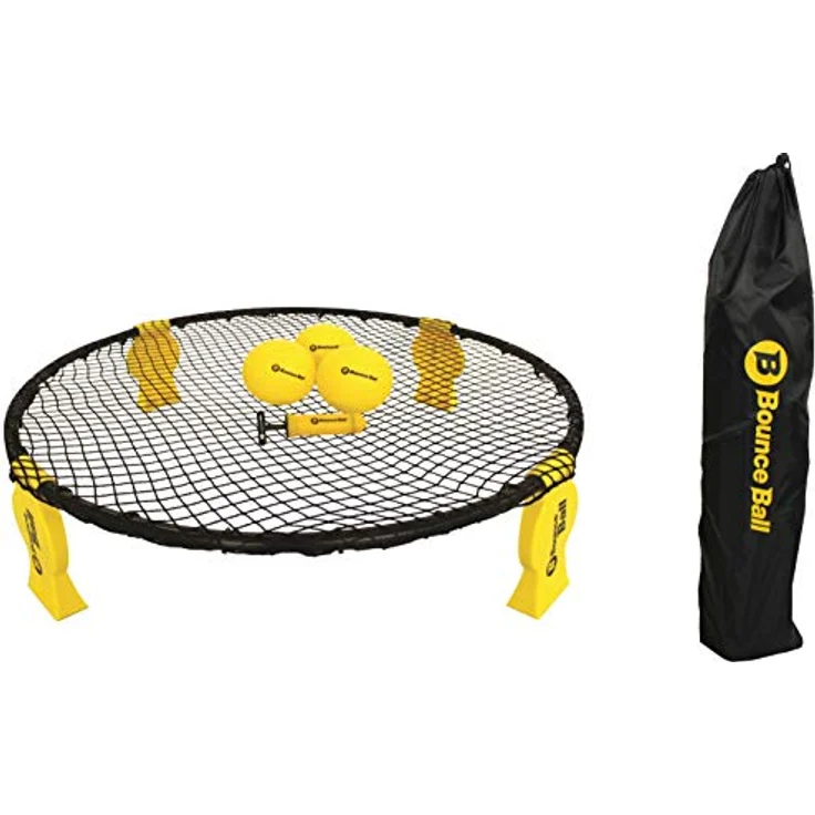 Bounce Ball Deluxe Set Roundnet Ballspiel mit Rundnetz Spielbällen Tragetasche – Bild 2